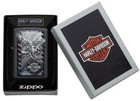 Zippo Harley-davidson Logo And Eagle Black Matte 28485