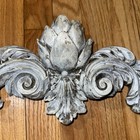 Artichoke Anthicus Scroll Pediment Door Topper 25 l X 7 