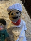 Lot Of 3 Melissa   Doug Puppets W  Costumes   Accessories - Doctor Chef Police
