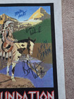 Grateful Dead Jerry Garcia Autographed Signed Weir Rex Concert Poster Pellon