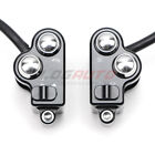 For Harley Universal 1   Handlebar Control Switch Motorcycle Start Button Black