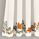 Lush Decor Tanisha Curtains - Light Filtering Window Panel Set  Pair - Floral   