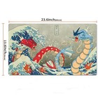 The Great Wave Off Kanto Board Game Pokemon Table Playmat Play Mat Tcg Ccg Pad