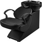 Black Abs Plastic Shampoo Bowl Unit  Salon Backwash Barber Chair Station