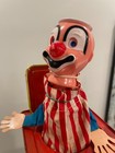 Vintage 1961 Matty Mattel Ted Duncan Clown Metal Jack In The Box No  659 Works