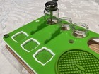 Bomb Erig Concentrate Dab Station In Wood And Acrylic For Lime Green Magloud
