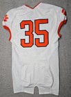 Clemson Tigers Football Jersey Mens 44 L White Game Worn Team Issued Nike  35