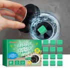 12pcs Garbage Disposal Cleaner Blocks Deep Clean Deodorize Remove Food Residue
