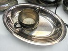 Lot Of Vintage Silver Plate 11 Lbs Trays Pitcher Holders 12 Items Tarnish Scrap