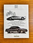 1987 Oldsmobile 90th Anniversary Dealer Mailer Certificate Brochure Gm Lot