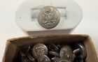Lot Of 10 U s  Military Uniform Button United States Screw Back Button 5 8