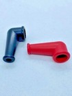 Lug And Ring Insulator Boot 8 Awg  250  Id Red black Pair