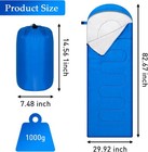 Portable Waterproof Sleeping Bag For Adults Kids 4 Seasons Indoor Outdoor Use