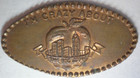 I m Crazy About The Big Apple Rare Elongated Pressed Copper Penny