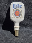 Vintage Miller Lite Pilsner Beer Double Sided Ceramic Tap Handle