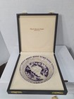 Vtg 70s Royale Germania Hand Cut Lead Crystal Kaola Bowl Plate 6 25  Purple