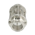 Us Stock 2  Inch Flow Sanitary Sight Glass Tri Clamp Ferrule Stainless Steel