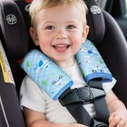  Car Seat Strap Covers For Infants Babies  Soft Carseat Shoulder Pads For Blue