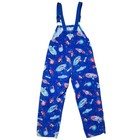 Vintage Oshkosh Bgosh Space All Over Print Corduroy Overalls Rare Htf Size 6