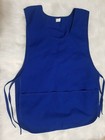 Women s Apron 28 lx16 w  Divided 3 Front Pocket  Size Xl  Royal Blue