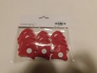 Christmas Paper Crafts Felt Santa Hat Stickers 15pc
