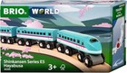 Brio World Railway Series Shinkansen E5 Series Hayabusa Wooden Vehicle 36086