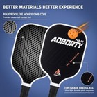 Pickleball Paddles 4 Pack - Usapa Light Graphite Premium Rackets Fiber Face   Po