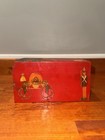 Red Antique Decorative Lacquered Chinese Box