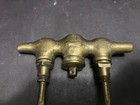 Vintage Solid Brass 3 Handle Bathtub Or Shower Faucet Rough-in Valve Body Parts