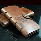 Men s Leather Wallet Bifold Clutch Bag Credit Card Holder Purse Long Handbag Us