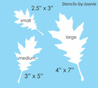 Leaf Stencil Pin Oak Lodge Cabin Home Autumn Fall Tree Diy Craft Signs Joanie