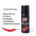 Police Pepper Spray 60ml Black Self-defense Spray W  Safety Cap Portable Durable