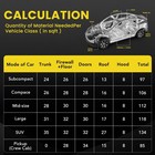Kilmat 80 Mil 36 Sqft Car Sound Deadening Mat Butyl Automotive Sound Deadener Au