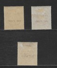 Antigua Scott Mr1 - Mr3 Mint Hinged Set  - 1916 1918 War Tax Stamps