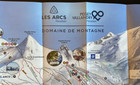 Paradiski Ski Trail Piste Map Piesey- Les Arcs - La Plagne France Alps 2025 New