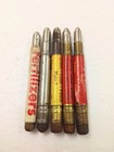 Vtg antique Advertising Bullet Pencil Lot Of 5 Iowa Illinois Grain Livestock 
