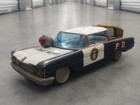 1959 Ichiko Tin Toy Oldsmobile Hwy Patrol Police 13  Friction - Made In Japan