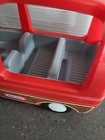 Vintage Little Tikes Van Red Wood Panel Minivan Toy Car Family Vehicle