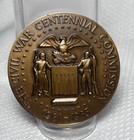 1965 Centennial Cival War Bronze Coin Medallion By Medallic Art Co   Ny