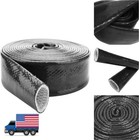 Silicone Coated Fiberglass Heat Shielded Sleeve For Hose Lines   Electrical Wire