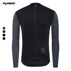Men Winter Cycling Jersey Thermal Fleece Bicycle Jacket 5-15  c Mtb Road Bike Top