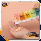 Weekly Pill Organizer Case 7 Day Medicine Container Tablet Sorter Box Au
