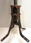 Old Unusual Unusual Dodd   Struthers Fancy Short Brace Lightning Rod Weathervane