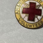 Wwii American Red Cross Volunteer Pin Staff Assistant  2