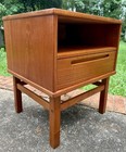 Nils Jonsson Mid Century Modern Teak Nightstand Or Side Table