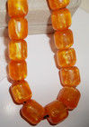 Vintage Lucite bakelite  Butterscotch Prayer Worry Beads 45 6 Grams