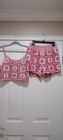 New In Boho Crochet Top   Shorts Set M l