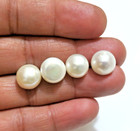 4 Pcs Lot 36 25 Crt Beautiful Huge Mother Of Pearl Round Cabochon Loose Gemstone