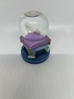 Disney Store Cinderella Glass Slipper Miniature 3  Glitter Snow Globe
