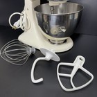 Kitchenaid Cream Electric Ultra Power Tilt-head Stand Mixer W  Attachments